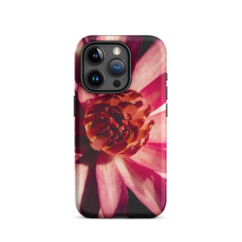 Casanova - Pink Lotus Iphone Case 15 Pro / Matte Floral-patterned Phone Case Pink Red Lotus, Vietnam’s Spiritual Landscape, Casanova’s