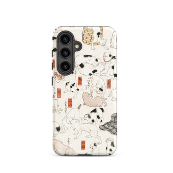 Cats - Utagawa Kuniyoshi Ukiyo-e Phone Case, Samsung Galaxy S24 / Matte, Mobile Cases, Toby Leon