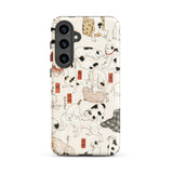 Cats - Utagawa Kuniyoshi Ukiyo-e Phone Case, Samsung Galaxy S24 Plus / Matte, Mobile Cases, Toby Leon