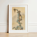 Cellini’s Perseus - John Singer Sargent Art Print / Canvas, 12x18’’ / 31x46cm / White Frame / Matboard, Posters Prints & Visual Artwork,