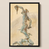 Cellini’s Perseus - John Singer Sargent Art Print / Canvas, John Singer Sargent, Sargent Art Print, Bronze Sheen