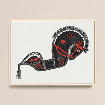 Ceremonieel Danspaard - Reijer Stolk Graphic Art Print / Canvas, 16x12’’ / 41x31cm / Natural Frame, Posters Prints & Visual Artwork, Toby