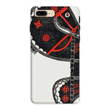 Ceremonieel Danspaard - Reijer Stolk Phone Case Iphone 8 Plus / Matte Decorative Phone Case Stylized Horse Design Red Black Reijer Stolk’s