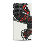 Ceremonieel Danspaard - Reijer Stolk Phone Case Samsung Galaxy S25 Ultra / Matte Sleek White Phone Case Stylized Black Red Horse Reijer