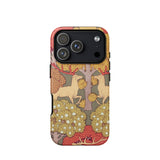 Cerfs et Arbres - Custodia per iPhone Maurice Pillard Verneuil, 17 Pro / Opaca, Custodie per telefoni cellulari, Toby Leon