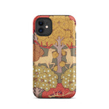 Cerfs et Arbres - Maurice Pillard Verneuil Phone Case, Maurice Pillard Verneuil, Art Nouveau Masterpiece, Verneuil’s Cerfs