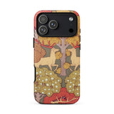 Cerfs et Arbres - Maurice Pillard Verneuil Phone Case Iphone 17 Pro Max / Matte Iphone 12 Pro Max Case Forest Scene Design Maurice Pillard