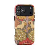 Cerfs et Arbres - Maurice Pillard Verneuil Phone Case, Maurice Pillard Verneuil, Art Nouveau Masterpiece, Verneuil’s Cerfs