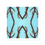 Chain Reaction - Tirage d'art de succulente psychédélique / Toile, 12x12’’ / 31x31cm / Sans cadre / Bordure blanche, Affiches, estampes et art visuel, Toby