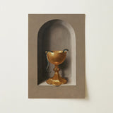 Chalice of Saint John the Evangelist - Hans Memling Art Print / Canvas Golden Chalice Ornate Two Dark Snakes Coiled Rim Hans Memling’s