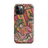 Chauve Souris - Ralph Barton Phone Case Iphone 12 Pro Max / Gloss Vibrant Illustrated Phone Case Stylized Figures Circus-themed Design