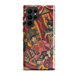Chauve Souris - Ralph Barton Phone Case Samsung Galaxy S22 Ultra / Gloss Vibrant Illustrated Phone Case Stylized Figures Circus-themed