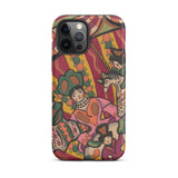 Chauve Souris - Ralph Barton Phone Case Iphone 12 Pro Max / Matte Vibrant Illustrated Phone Case Stylized Figures Circus-themed Design