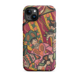 Chauve Souris - Ralph Barton Phone Case Iphone 15 Plus / Matte Vibrant Illustrated Phone Case Stylized Figures Whimsical Carnival Ralph