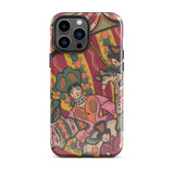 Chauve Souris - Ralph Barton Phone Case Iphone 13 Pro Max / Gloss Vibrant Illustrated Phone Case Stylized Figures Whimsical Carnival Ralph