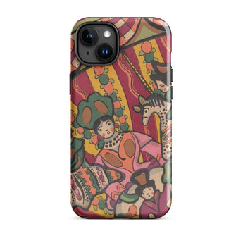 Chauve Souris - Ralph Barton Phone Case Iphone 15 Plus / Gloss Vibrant Illustrated Phone Case Stylized Figures Whimsical Carnival Ralph