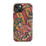 Chauve Souris - Ralph Barton Phone Case Iphone 14 Plus / Matte Vibrant Illustrated Phone Case Stylized Figures Whimsical Carnival Ralph