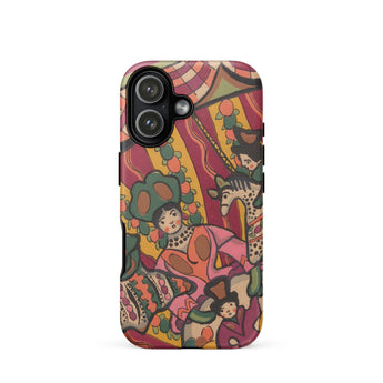 Chauve Souris - Ralph Barton Phone Case Iphone 17 / Matte Vibrant Illustrated Phone Case Whimsical Carousel Scene Stylized Ralph Barton