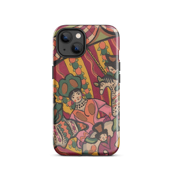 Chauve Souris - Ralph Barton Phone Case Iphone 13 / Gloss Vibrant Illustrated Phone Case Whimsical Characters Carousel Design Ralph Barton