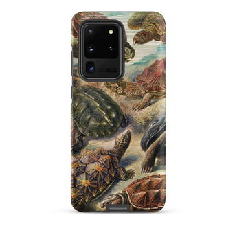 Chelonia Turtles - Ernst Haeckel Phone Case Samsung Galaxy S20 Ultra / Matte Phone Case Detailed Illustration Turtles Naturalistic Colors