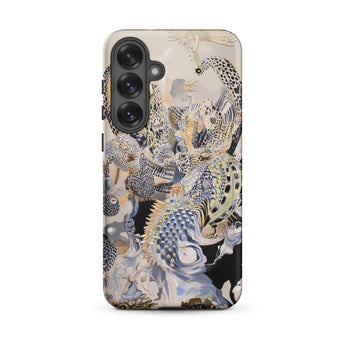 Chimera - Surreal Alien Sea Creatures Phone Case Samsung Galaxy S25 Plus / Matte Phone Case Intricate Surreal Illustration Stylized Sea