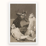 The Chinchillas - Francisco De Goya Art Print / Canvas Donkey Dentistry Patients, Ignorance Gnaws, Blind Authority Muzzles Prints
