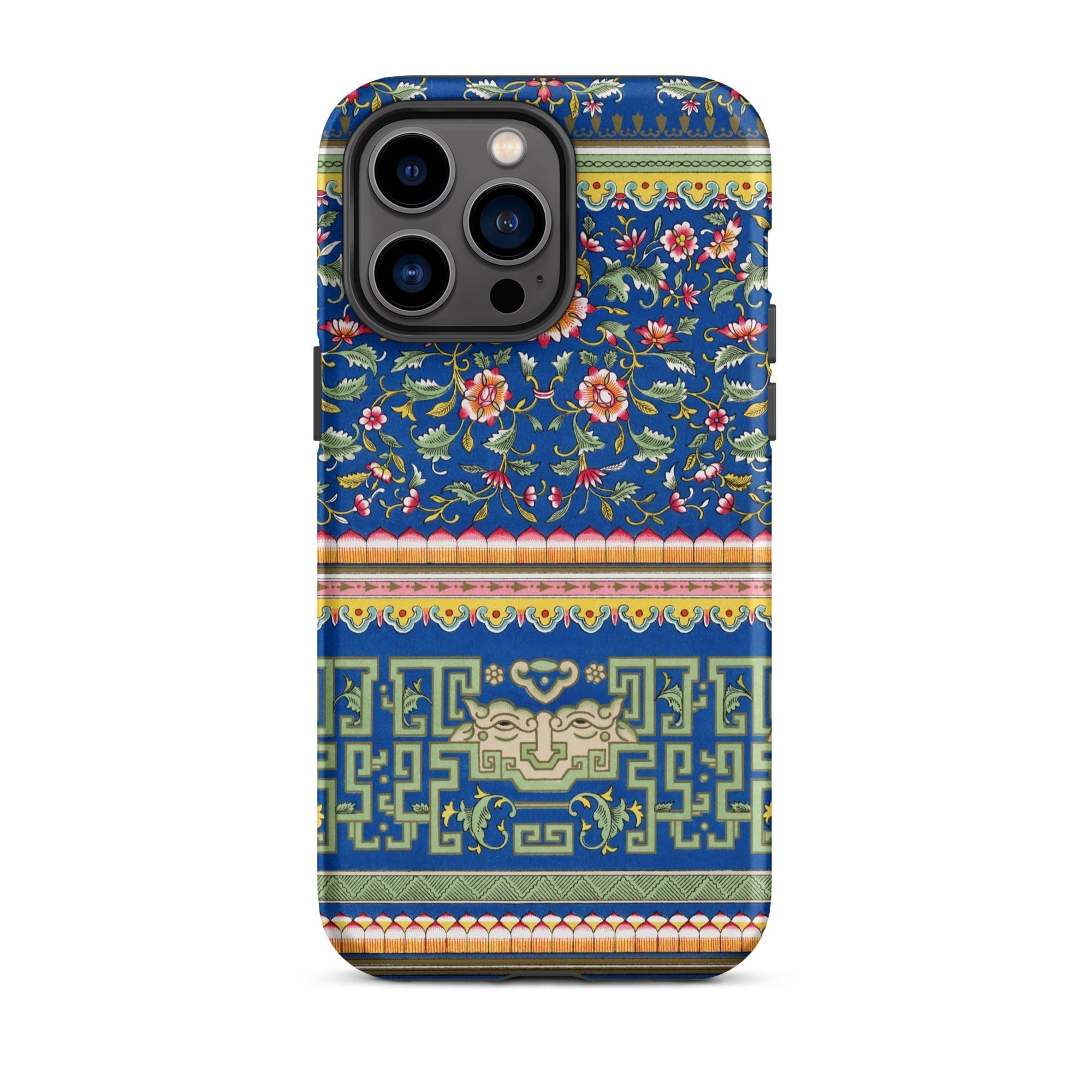 Chinese Aesthetic Pattern - Owen Jones Iphone Case, 14 Pro Max / Matte, Floral Geometric Patterned Phone Case