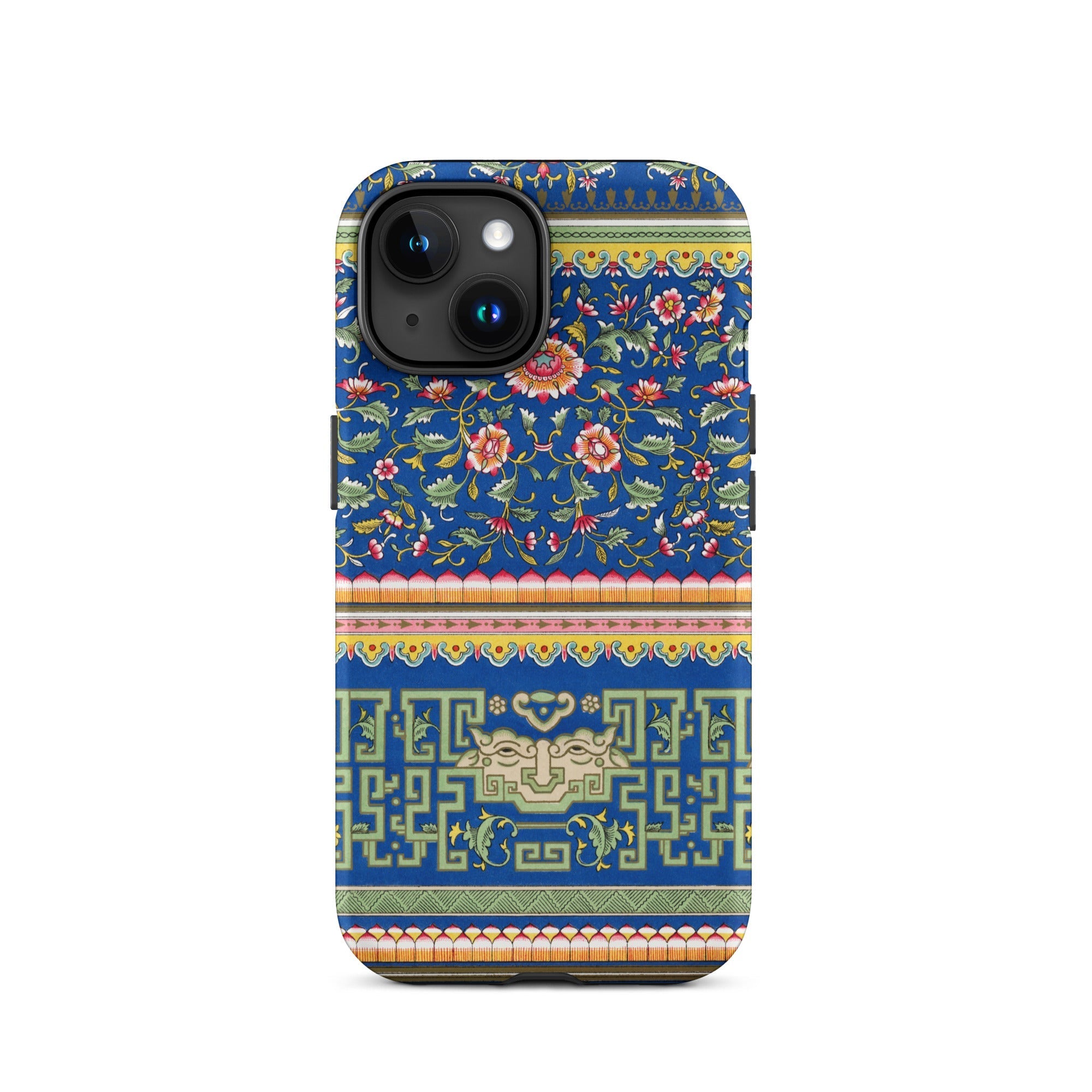 Chinese Aesthetic Pattern - Owen Jones Iphone Case, 15 / Matte, Floral Geometric Patterned Phone Case