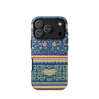 Chinese Aesthetic Pattern - Owen Jones Phone Case Iphone 17 Pro / Matte Blue Floral 12 Max Gold, Celestial Shield Mobile Cases