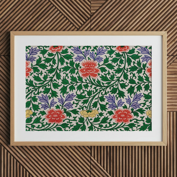 Illustration botanique chinoise - Tirage d’art Owen Jones / Toile, 30x20’’ / 76x51cm / Cadre naturel / Passe-partout, Posters Prints & Visual