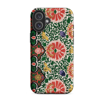 Chinese Floral Pattern - Owen Jones Phone Case Iphone 16 Plus / Matte Patterned Symphony, Vibrant, Rhythmic Blooms Burst Mobile Cases