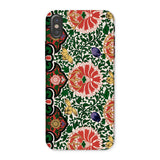 Chinese Floral Pattern - Owen Jones Phone Case Iphone x / Matte Patterned Vibrant Red Green Yellow Symphony, Rhythmic Blooms Burst Mobile