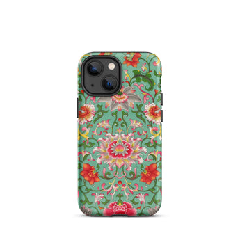 Florales chinos - funda para iPhone Chinoiserie de Owen Jones, 13 Mini / Mate, fundas para móvil, Toby Leon