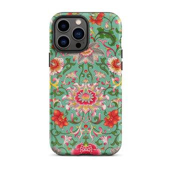 Florales chinos - funda para iPhone Chinoiserie de Owen Jones, 13 Pro Max / Mate, fundas para móvil, Toby Leon