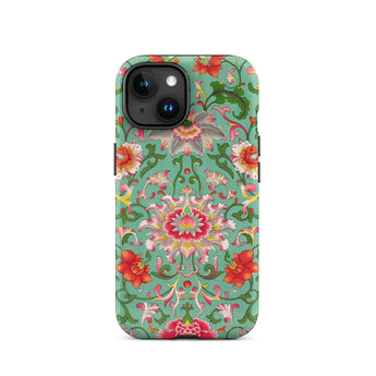 Florales chinos - funda para iPhone Chinoiserie de Owen Jones, 15 / Mate, fundas para móvil, Toby Leon