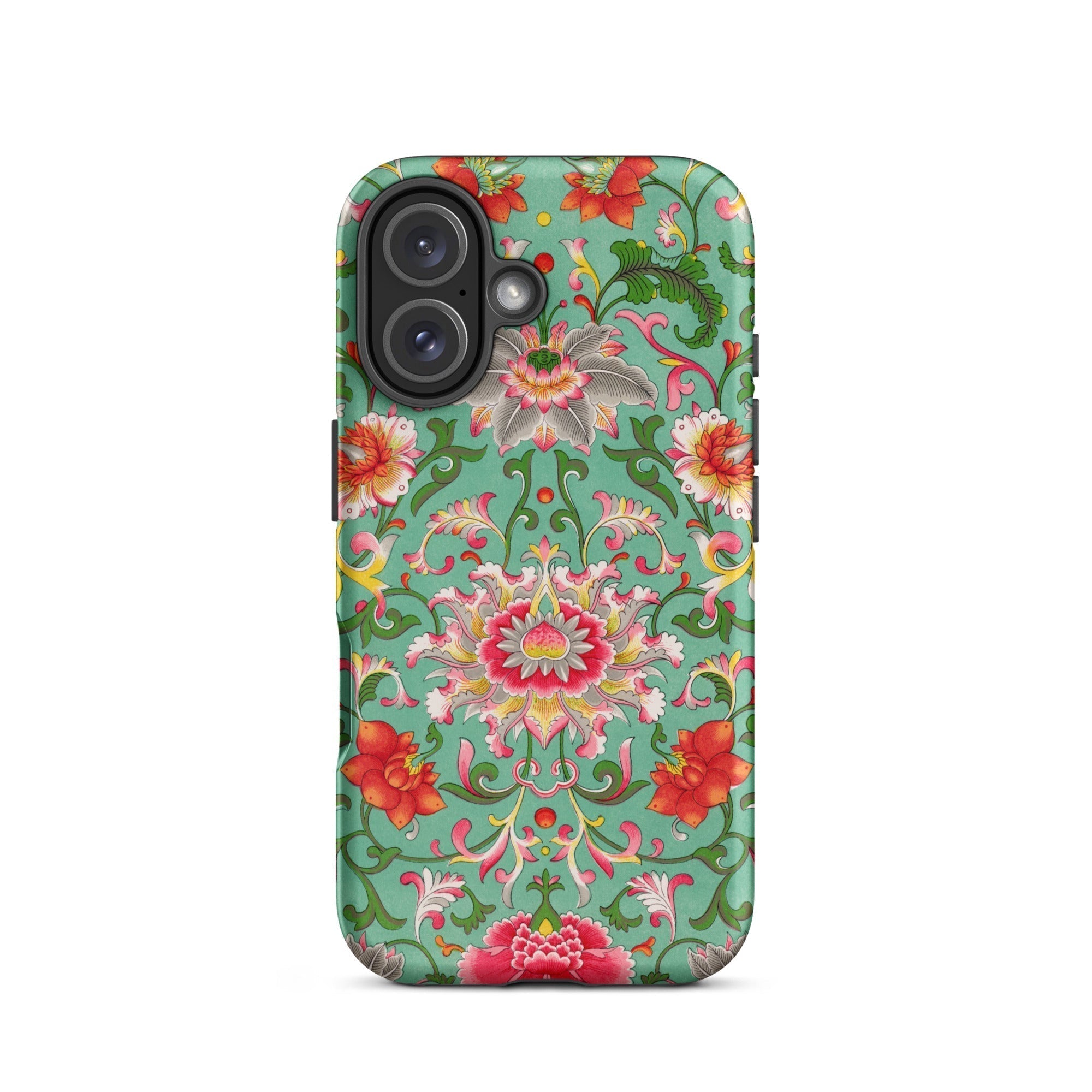 Chinese Florals - Owen Jones Chinoiserie Iphone Case, 16 / Matte, Floral Patterned Phone Case