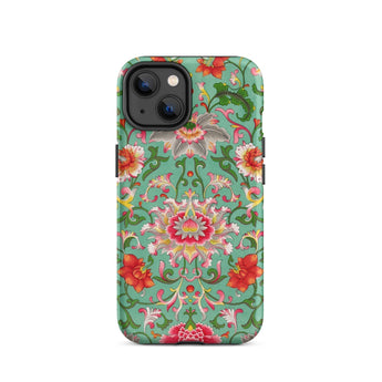 Chinese Florals - Owen Jones Chinoiserie Phone Case Iphone 14 / Matte Floral Patterned Phone Case Owen Jones Chinoiserie, Chinoiserie