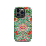 Chinese Florals - Owen Jones Chinoiserie Phone Case Iphone 14 Pro / Matte Floral Patterned Phone Case Owen Jones Chinoiserie, Chinoiserie