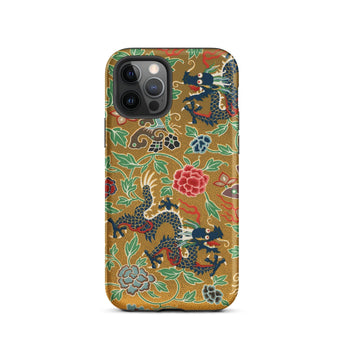 Chinese and Japanese Pattern - Auguste Racinet Iphone Case, 12 Pro / Matte, Dragon-patterned Phone Case