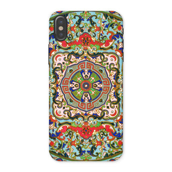 Chinese Mandala - Owen Jones Iphone Case x / Matte Ornate Phone Colorful Intricate Mandala-like Design Floral Pattern, Madness Erupts,