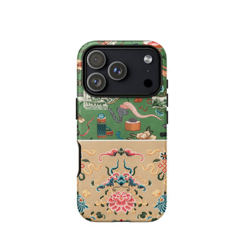 Chinoiserie Double Act - Auguste Racinet Phone Case, Iphone 17 Pro / Matte, Mobile Cases, Toby Leon