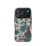 Chintz - George Loughridge Jungle Phone Case Iphone 17 Pro / Matte 12 Max Floral Design Green, Watercolor, Mobile Cases