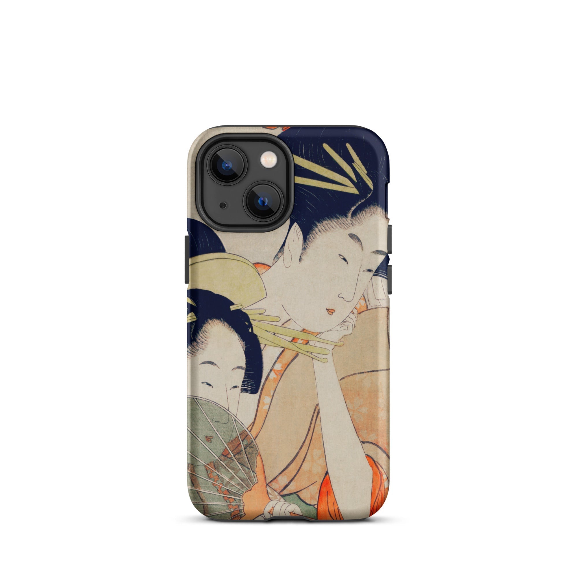 Chojiya Utamaro Kitagawa Ukiyo e Iphone Case, 13 Mini / Matte, Phone Case Japanese Art