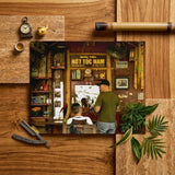 Chop - Hanoi Street Barber Photography Art Print / Canvas Vintage-style Photograph Traditional Vietnamese Barbershop Bamboo Decor Warm