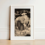 Christmas Eve - Theodorus Van Hoytema Art Print / Canvas, 12x18’’ / 31x46cm / White Frame / Matboard, Posters Prints & Visual Artwork, Toby