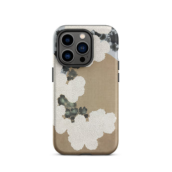 Fiori di crisantemo - Custodia Iphone Kamisaka Sekka, 14 Pro / Opaca, Custodie per telefoni cellulari, Toby Leon
