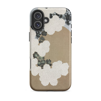 Fioriture di crisantemo - Custodia per iPhone Kamisaka Sekka, 16 Plus / Opaca, Custodie per telefoni cellulari, Toby Leon
