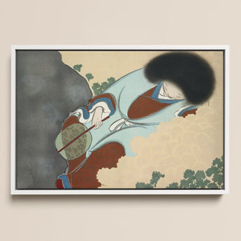 Chrysanthemums - Kamisaka Sekka Art Print / Canvas, 18x12’’ / 46x31cm / White Frame, Posters Prints & Visual Artwork, Toby Leon