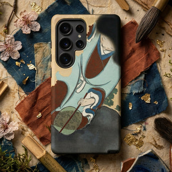 Chrysanthemums from Momoyogusa - Kamisaka Sekka Phone Case, Mobile Cases, Toby Leon