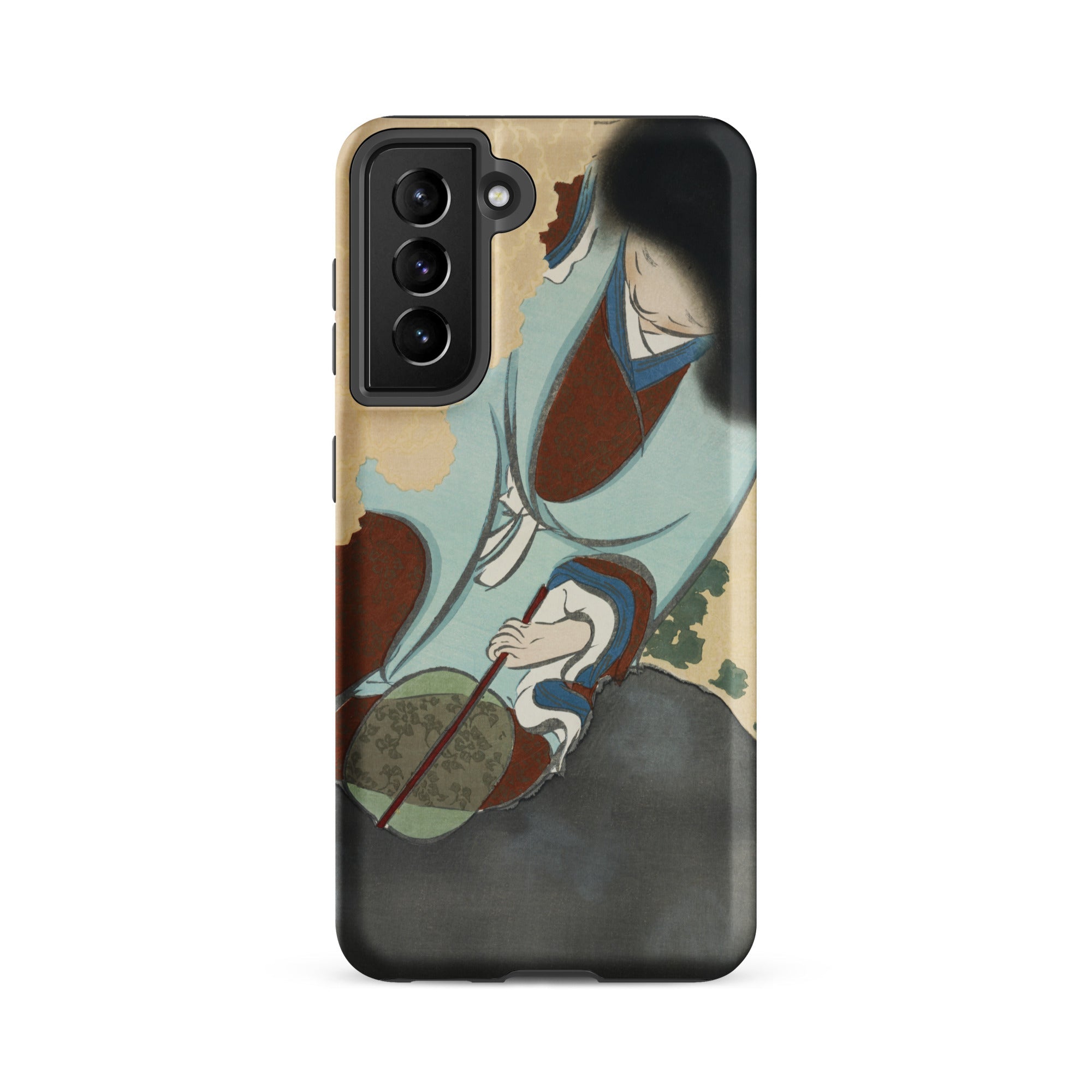 Chrysanthemums from Momoyogusa - Kamisaka Sekka Samsung Case, Galaxy S21 Fe / Matte, Smartphone Case Japanese-style Painting